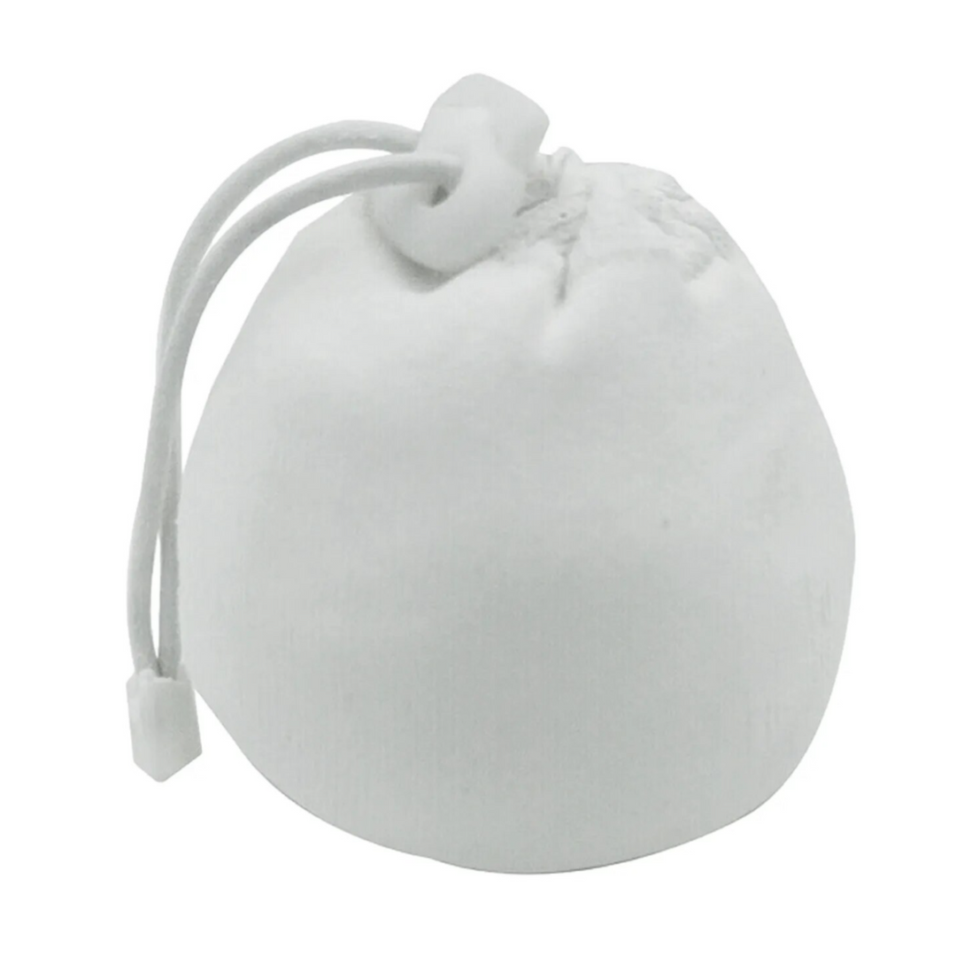 Filled Chalk Ball on a white background